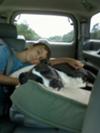 Tanner and Chopper going to Pisgah Froest to visit Mike!!