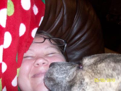 Kisses for mommy. I love kisses.